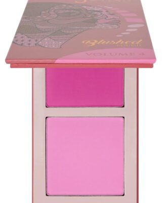 Juvia's Place Blushed Duo Blush Volume4 - Two Tone Pigmented Buildable Pressed Mineral Powder - Rosy Natural Cheeks Matte Fresh Finish for All Skin Color