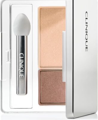 Clinique All About Shadow Duo Eye Shadow Makeup | Safe For Sensitive Eyes | Buildable + Long-Wearing Color | Smooth, Easy Application | Buildable + Long-Wearing Color | Smooth, Easy Application