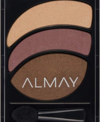 Almay Shadow Trio Palette, Longlasting Smoky Eyeshadow Makeup, Three Shades, Hypoallergenic, 020 Smoldering Embers, 0.19 oz
